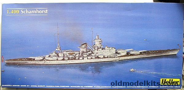 Heller 1/400 German World War II Battlecruiser Scharnhorst, 81085 plastic model kit